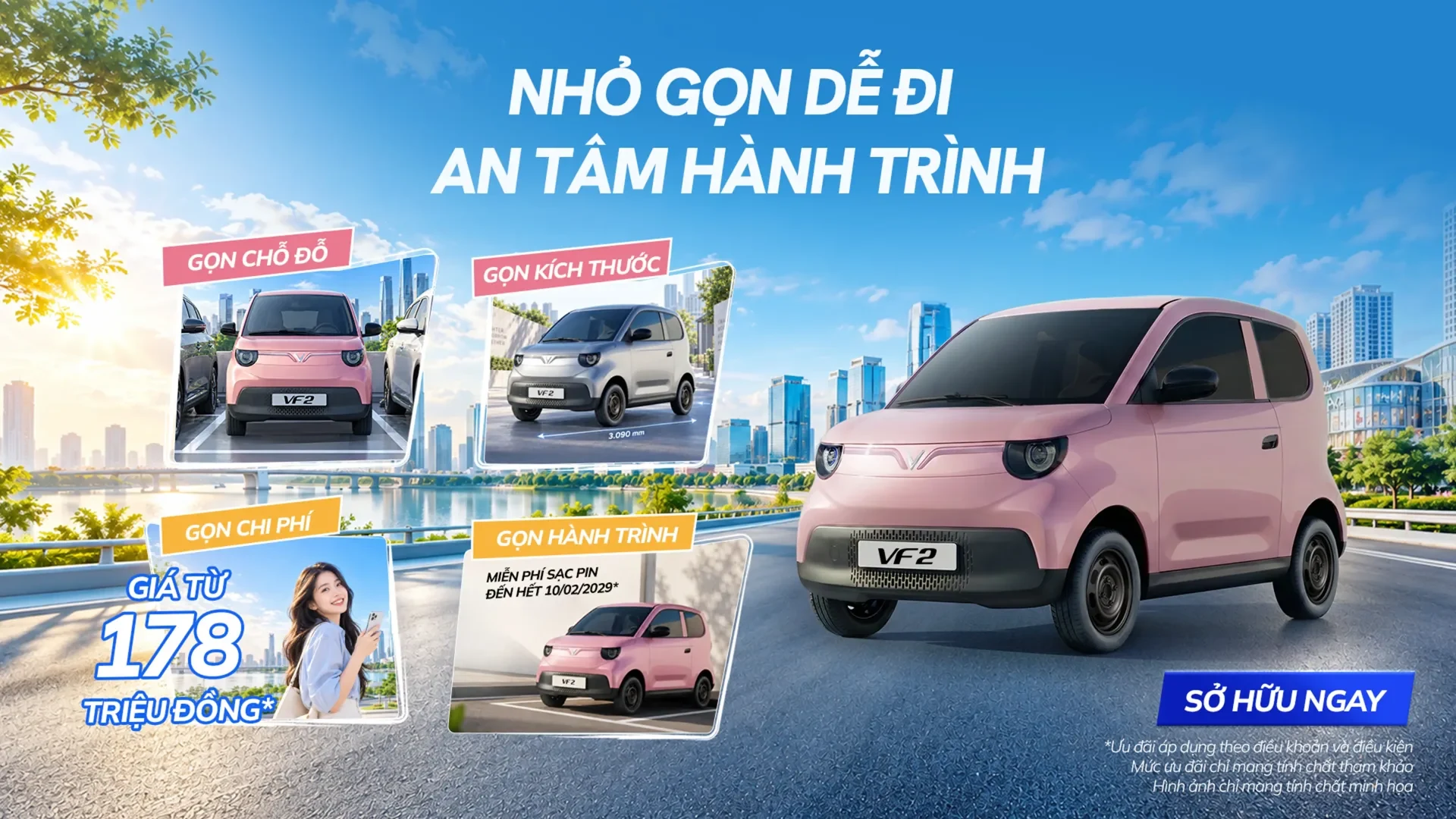 Chiến dịch VF 2 – Minicar điện cho đô thị